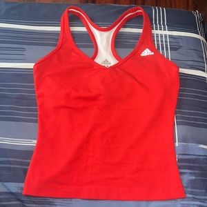 Women’s Adidas Red Climacool Tank Top